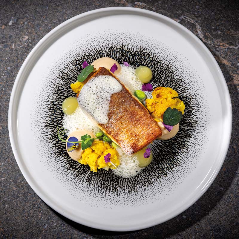 gold pepper knuspriger fisch